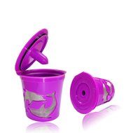 Jinsen Reusable K-cup Coffee Filter for Keurig 2.0 (Purple Color Set(3 Pcs) )