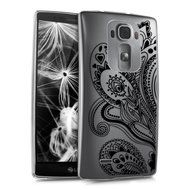kwmobile Elegant and light weight Crystal Case Design Indian sun for LG G Flex 2 in light pink white transparent N22