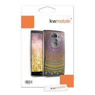 kwmobile Elegant and light weight Crystal Case Design Indian sun for LG G Flex 2 in light pink white transparent N24