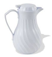 Crestware SC42W Swirl Coffee Carafe, 42-Ounce, White