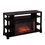 Stockton Media Electric Fireplace - Ebony Stain N3