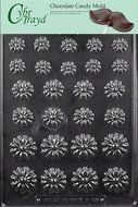 Cybrtrayd Fruits and Vegetables Chocolate Candy Mold, Daisy Assortment