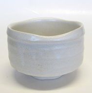 Japanese Chawan Matcha Bowl Snow Scene Minoyaki