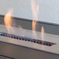 X-Large 31.5" Ventless Ethanol Alcohol Freestanding Fireplace - Tabletop Design Great for Indoor &amp; Outdoor Living... N4