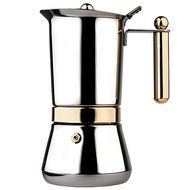 Vev-Vigano Vespress Oro 4-cup Stainless Steel Stovetop Espresso Maker