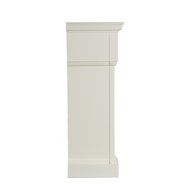 Calvert Carved Electric Fireplace - Ivory N15