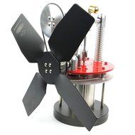 Heat Powered Small Stove Top Fan for wood multi-fuel coal - WARPFIVE SIDEWINDER Eco Stirling engine N6