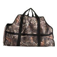 Firewood Log Carrier Durable Heavy Duty Canvas Firewood Tote Bag Fireplace Wood Stove Accessories N7