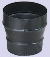 Chimney 73485 Stovepipe - 24 Gauge - 7 Inch Male To 8 Inch Female Increase