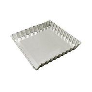 Fat Daddio's 9-Inch by 9-Inch by 1-Inch Square Removable Bottom 16-Gauge Tart Pan