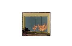 Hearth Craft 04416f Slimline4629Ant Fireplace Door-Masonry, Anitique Brass, 46 x 29 In.