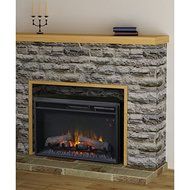 26-inch Electric Firebox Insert with Pulsating Embers and Handcrafted Logs N4