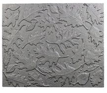HomComfort CIFBLV Leaves Cast Iron Fireback Plates