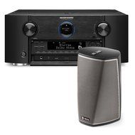 Marantz AV7703 11.2 Channel Full 4K Ultra HD A/V Pre-Amplifier with Bluetooth and Wi-Fi with Denon HEOS 1 Wireless... N7