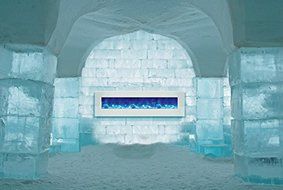 Amantii WM-BI-48-5823-WHTGLS Electric Fireplace N24