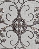 Balsam Hill Estate Fireplace Screen - Pewter | 0.75"L x 52"W x 36"H N2