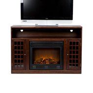 50" Electric Fireplace with Cabinet , TV Media Stand Console N6