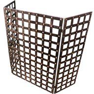 Gothic Iron Nailhead Fireplace Screen N2