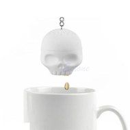 Tea Strainer Silicone Skull Tea Infuser Loose Tea Leaf Strainer Herbal Spice Filter Diffuser Tea Infuser Stainless