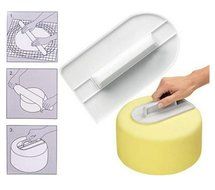 Yingwei White Baking Cream Cake Smooth Cake Scraper Putty Spreader