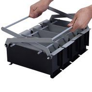 Giantex 4 Brick Paper Log Briquette Maker New Paper Fireplace Stove Fuel Firewood N6