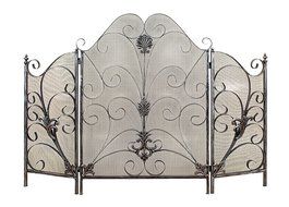 Deco 79 97845 Metal Fire Screen for Fire Protection