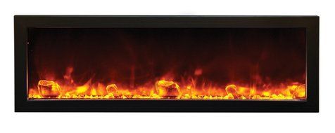 Amantii BI-60-DEEP - 60" wide x 12" deep - Electric Fireplace N6