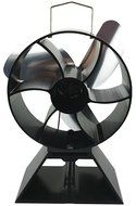 3-Blade Heat Powered Stove Fan for Wood / Log Burner/Fireplace i- Eco Friendly N3