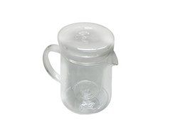 16 oz Upright Glass Teapot with Infuser and Lid