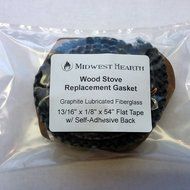 Midwest Hearth Wood Stove Replacement Gasket for Woodburning Stoves - Graphite Impregnated Fiberglass Gaskets... N21
