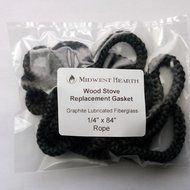 Midwest Hearth Wood Stove Replacement Gasket for Woodburning Stoves - Graphite Impregnated Fiberglass Gaskets... N22
