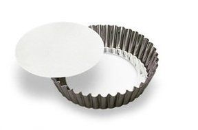 Gobel Medium Loose Removable Bottom Tart Flan - 11-7/8" x 1-1/2" High