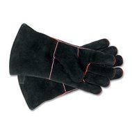 Woodeze 5MM-A-12B Fireplace Gloves - 13 1 - 2 in. - Black