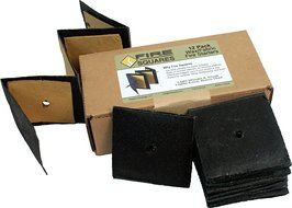 Fire Squares, Easy Instant Fire Starters for Wood Stoves, Grills &amp; Camp Fires - 36 Pack N5