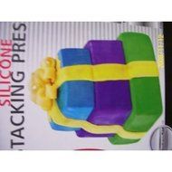 KitchenAid CAKE CREATIONS 2 Pc Silicone Red Cake Pan Set - Stacking Presents Shape