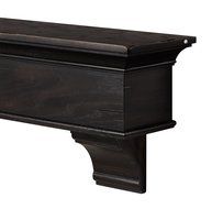 Pearl Mantels 424-60-20 Manhattan Espresso 60" Mantel Shelf N3