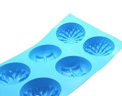 Peicees 6 Cavity Silicone Flower Soap Mold Chrysanthemum Sunflower Mixed Flower shapes&nbsp;Cupcake Backing mold Muffin...