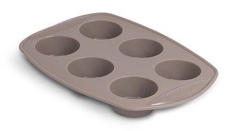 Internet&rsquo;s Best Silicone Cake Mold | 6 Cup | Cupcake Tray | Cake Baking Mold | BPA Free | Dishwasher Safe