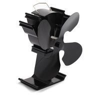 2016 Model - Kenley Heat Powered Eco Friendly Stove Top Fan for Fireplace Wood Log Coal Fire Burner - 4 Blades N7