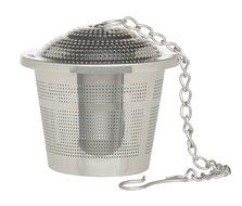 HIC Long Handle Loose Leaf Snap Tea Infuser, 18/8 Stainless Steel Mesh Tea Strainer, 1.5-Inch