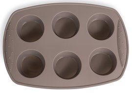 Internet&rsquo;s Best Silicone Cake Mold | 6 Cup | Cupcake Tray | Cake Baking Mold | BPA Free | Dishwasher Safe N3
