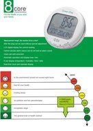AZ 7788 Desktop Indoor Air Quality CO2 Meter Temperature Relative Humidity Monitor White N7