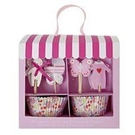 Meri Meri 45-1309 Baby Shop Pink Cupcake Kit Novelty
