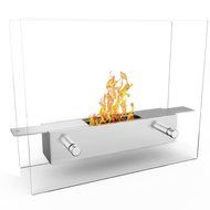 Elite Flame Lyon Portable Tabletop Ventless Bio Ethanol Fireplace N4
