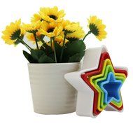 Julyshop Cookies Fondant Cake Decorating Sugarcraft Plunger Cutter Tools Mold Mould (Circle)