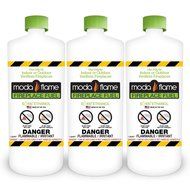Moda Flame 1 Quart Bio-Ethanol Fireplace Fuel 3 Bottles N6