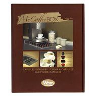 Whirlpool Transparent Coffee Pod Storage Box &amp; Coffee Machine Stand
