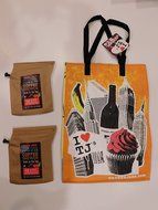 Trader Joe's Coffee Brewer 2 Pack And NY Reusable Shopping Bag