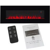 XtremepowerUS Allure Linear Wall Mount Smokeless Electric Fireplace, 50-inch Wide N3
