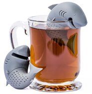 Altarmoss Happy Shark Tea Infuser - 100% Food Grade Silicone Tea Filters for Loose Leaf Tea, Set of 2 (Mr. &amp; Mrs...
